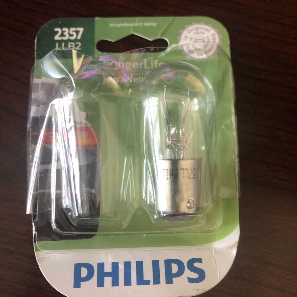 Philips LongerLife 2357 28.5/8.3W One Bulb Stop Brake Light Replacement ... - $4.46