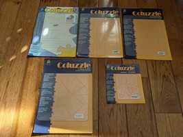 (Lot of 5) Provo Craft COLUZZLE Cutting System Templates Scrapbook Quilting - £18.68 GBP