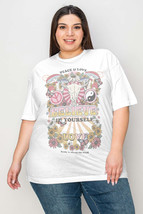 Simply Love Full Size Peace and Love Graphic T-Shirt - £21.31 GBP