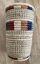 Threshold Quality &amp;Design Woven Vessel Handcrafted 8 in Height 5 in Diam... - £19.77 GBP