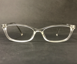 DKNY Eyeglasses Frames DK5006 000 Clear Cat Eye Full Rim 51-15-135 - $54.44