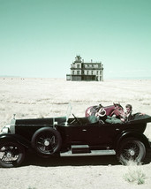 James Dean in Giant in back seat of vintage convertible car on set 16x20... - $69.99