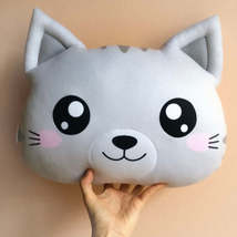 Kitty Pillow / Kawaii Pet Pillow / cat cushion/ kids pillow - £30.81 GBP