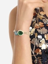 Kundan Green Multistrand Stones &amp; Beads Ethnic Bracelet For Women jewelry set - £16.04 GBP