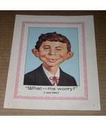 Mad Magazine Alfred E Neuman What Me Worry Vintage Photo VG++ - €258,45 EUR