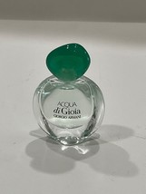 Giorgio Armani Acqua di Gioia eau de Parfum mini Splash 0.17 oz NEW free... - £19.58 GBP