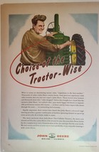 1951 John Deere Choice of the Tractor Wise Magazine Ad - £16.44 GBP