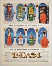 1959 Print Ad Jim Beam Kentucky Bourbon Decanter Gift Packages Christmas - £12.00 GBP