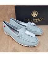 Marc Joseph Womens Golf Shoes Sz 6 M Wall St Mint Nappa White Loafers - $40.87