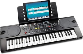 Rockjam 49 Key Keyboard Piano With Power Supply, Sheet Music Stand, Pian... - $81.99