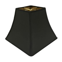 Royal Designs, Inc. Square Bell Hardback Lamp Shade, HB-628-10BLK/GL, Black/Gold - $36.58+