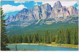 Postcard Mount Eisenhower In The Canadian Rockies - £2.36 GBP