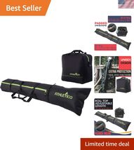 Two-Piece Ski and Boot Bag Combo | Store &amp; Transport Skis Up to 200 CM a... - $122.96