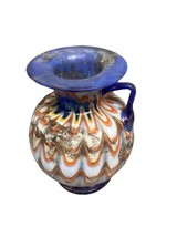 Vintage Art Orange Swirl Water Jug With Handle - 4.25”H - $276.85 MXN
