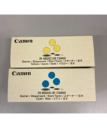 Genuine OEM  Canon 8653A001 Cyan 8655A001 Yellow iR6800 Starter Lot of 2... - $36.60 CAD