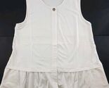 LOGO Lounge by Lori Goldstein Tunic Vest Marshmallow White Sz S A286984 - $28.99