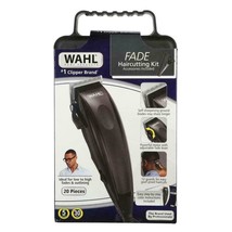 20 Pcs Wahl Msrp $55.99 Fade Black Trimmer Clipping Grooming Haircutting Kit - £28.20 GBP