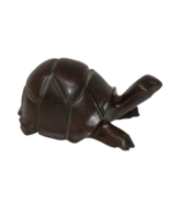 Collectible Hand Carved Wood Wooden Turtle Tortoise - $22.94 CAD