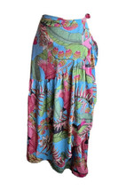 Rache Rachel Roy Womens Wrap Around Skirt  Tropical Floral New Hawaiian New Sz M - £35.52 GBP