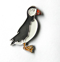 Puffin Coastal Sea Bird Black &amp; White Lapel Pin Badge 3/4 Inch - £4.21 GBP