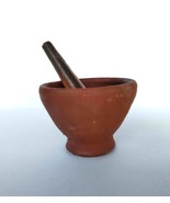 ThaiTerracottamortar and pestle.Perfect for modern &amp; kitchens.Durable,af... - $14.85