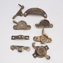 Lot of Brass etc. Window Lock Latches Parts - $68.57