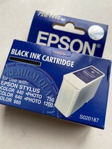 Epson S020187 Black Ink Stylus Color 440, 640, 660, 670 Stylus Photo: 750, 1200 - $19.75