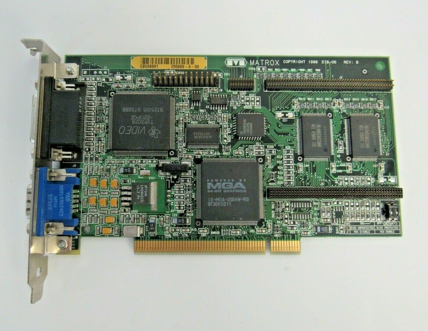 Primary image for HP Matrox 5064-0285 576-06 revb D3568-69006 Graphics Card 20-3
