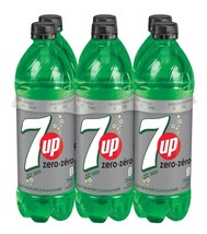 6 Bottles Of 7up Zero Calories Soft Drink 710ml Each -From Canada -Free Shipping - £26.75 GBP