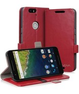 Nexus 6P Wallet Case – VENA [vFolio] Genuine Leather – Flip Cover Stand ... - £11.66 GBP