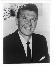 *RONALD REAGAN Vintage 8x10 Photo Inscribed By Ronald Reagan to Thyra Va... - €65,62 EUR