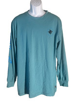 Maui And Sons Long Sleeve Pull-Over Blue T-Shirt Large - $14.84