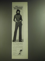 1974 Susan Thomas Pantsuit Advertisement - £14.73 GBP