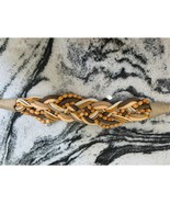 Boho Beaded Braided Collar Necklace Gold Brown Tan Rope Statement Choker... - $468.36 MXN
