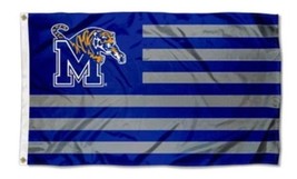 Memphis Tigers Stars and Stripes Nation Flag 3X5ft Banner Polyester  - £12.59 GBP