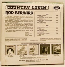 Rod Bernard Country Lovin&#39; LP Vinyl 33 Record Cajun Music Lafayette Loui... - £16.65 GBP