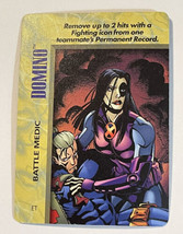 Marvel Overpower 1996 Special Character Cards Domino Battle Medic - £1.76 GBP