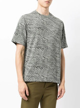 Kenzo Men&#39;s Graphic Animal Print Tee in Grey-Size Small - £92.14 GBP