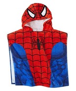 Marvel Spiderman Kids Hooded Poncho for Bath, Pool or Beach Towel - $21.94 CAD