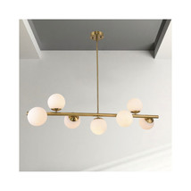 Warehouse of Tiffany D2206-7 7-Light Nethi Chandelier - Antique Brass - $235.50