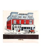 Milford Savings Bank Vintage Matchbook Massachusetts Pythian Hall Unstru... - $373.49 MXN