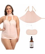 Castor Oil Vest Pack Wrap with 2oz Organic Cold Pressed Glass Bottle Cas... - €17,13 EUR