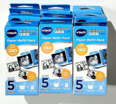 9 Packs Vtech Kidizoom Print Cam Paper Refill Pack 280 Photos 5 Rolls Each Box - $90.99