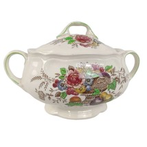 Vintage c1940 Royal Doulton HAMPSHIRE Transferware Sugar Bowl with Lid E... - $27.09