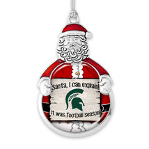 62010 From the Heart Santa I Can Explain Ornament Michigan State Spartans - £13.32 GBP