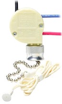 3 Speed 4 Position HDuty PULL CHAIN SWITCH 6A 125V Fan Appliance LEVITON... - $39.79