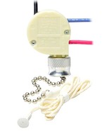 3 Speed 4 Position HDuty PULL CHAIN SWITCH 6A 125V Fan Appliance LEVITON... - £31.28 GBP