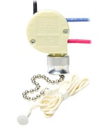 3 Speed 4 Position HDuty PULL CHAIN SWITCH 6A 125V Fan Appliance LEVITON... - €41,68 EUR