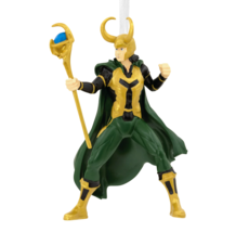 New Hallmark Marvel Loki Figure Ornament - $13.46