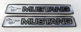 Vintage 80&#39;s 90&#39;s Automotive Door Handle Insert Accent Trim MUSTANG w/ H... - £11.67 GBP